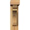 Ekena Millwork Olympic Block Rough Sawn Bracket w/ Offset Brace, Western Red Cedar, 4"W x 14"D x 14"H BKT0402X14X14OLY05RWR - alternate 3